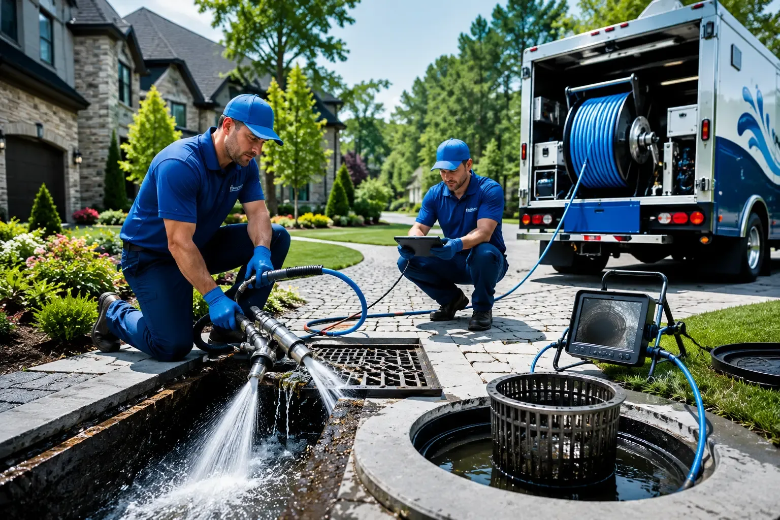 Local outdoor drain cleaning professionals in Georgetown, PA